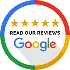 Google Review Icon with 5 stars rating