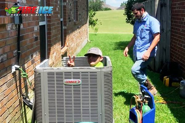 Heating Repair Service Gonzales with experts work on it